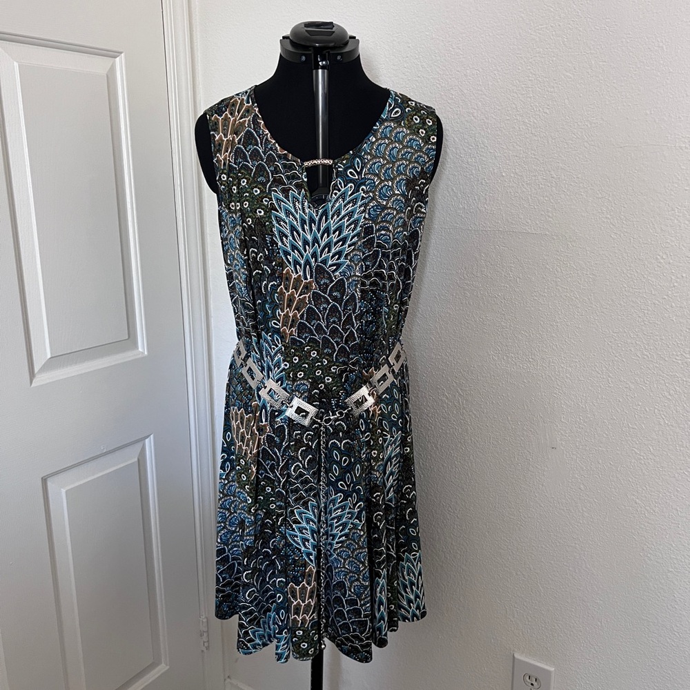 *30% OFF ANY 2 + ITEMS*  Elegant Multicolor Sleeveless Dress